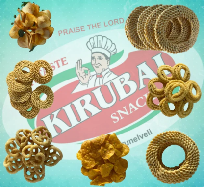 Kirubai Snacks Collage